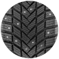 Preview: VREDESTEIN - WINTRAC ICE - 245/45 R18 TL 100T M+S STUDDED 3PMSF XL -  Winterreifen