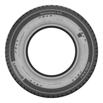 CONTINENTAL - VANCONTACT A/S - 285/55 R16 TL 126N M+S 3PMSF 10PR VW BSW -  Ganzjahresreifen