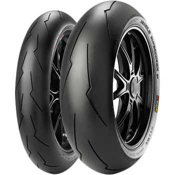 PIRELLI - DIABLO SUPERCORSA SP V3 - 120/70 ZR17 TL 58W -  Sommerreifen