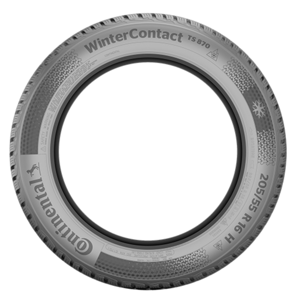 CONTINENTAL - WINTERCONTACT TS 870 - 195/50 R15 TL 82T M+S 3PMSF BSW -  Winterreifen