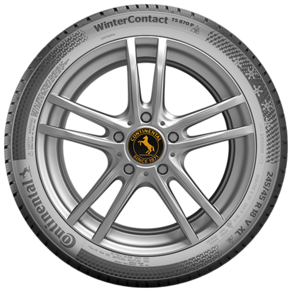 CONTINENTAL - WINTERCONTACT TS 870 P - 235/55 R19 TL 105W M+S 3PMSF XL BSW FR -  Winterreifen