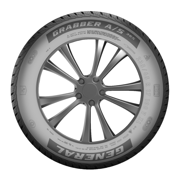 GENERAL TIRE - GRABBER A/S 365 - 235/60 R18 TL 107V 3PMSF XL -  Ganzjahresreifen