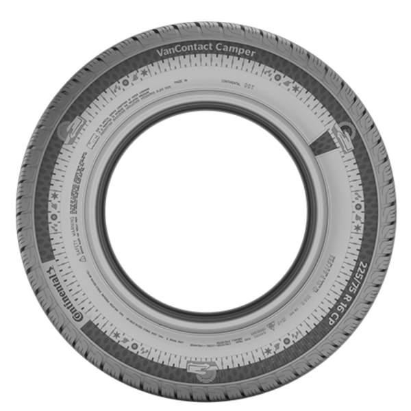 CONTINENTAL - VANCONTACT CAMPER - 225/75 R16 TL 118R 3PMSF -  Ganzjahresreifen