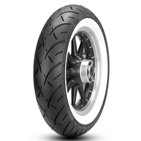 METZELER - ME 888 MARATHON ULTRA WHITEWALL - 180/65 B16 TL 81H XL WW REAR -  Sommerreifen
